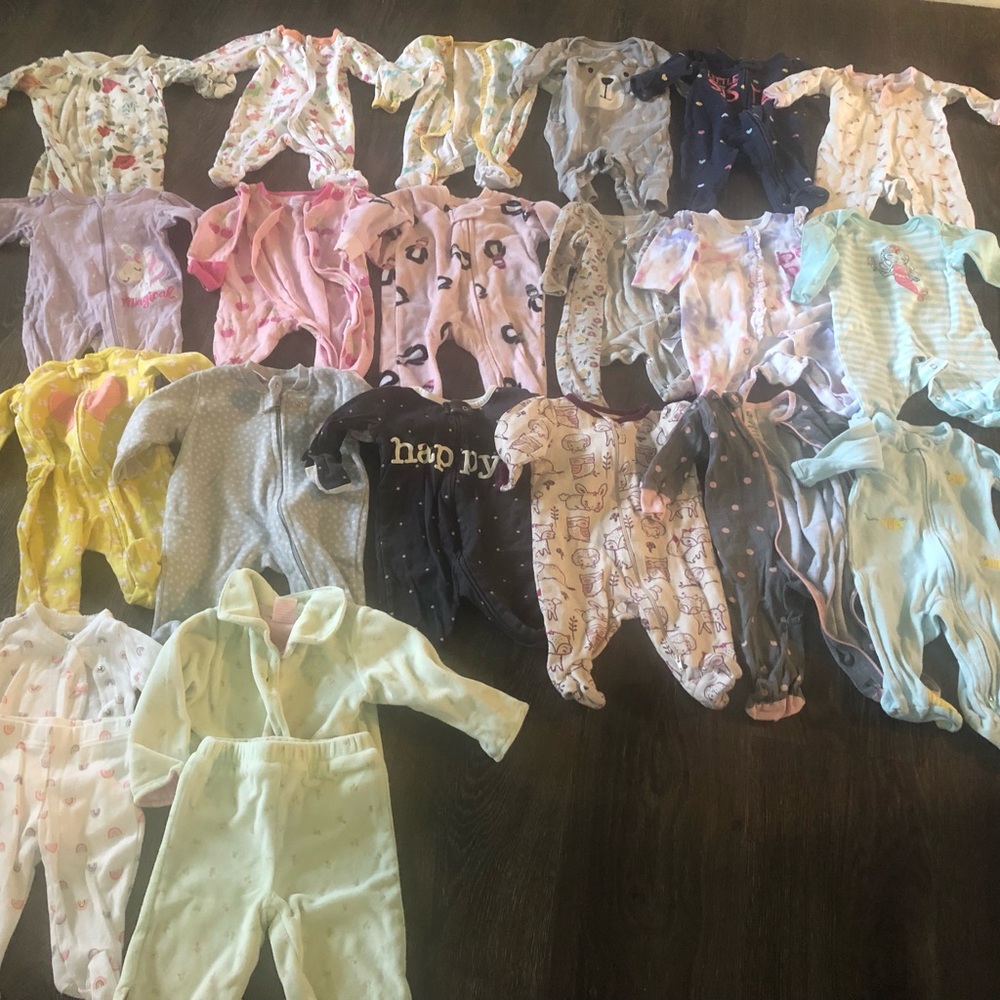 0-3m girl sleepers